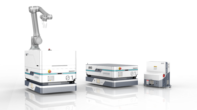 圣淘沙數位開發的自主式移動機器人（AMR250M），搭配全向輪並結合AI演算法、2D LiDAR、3D攝影機等技術，協助客戶實現產線全自動化